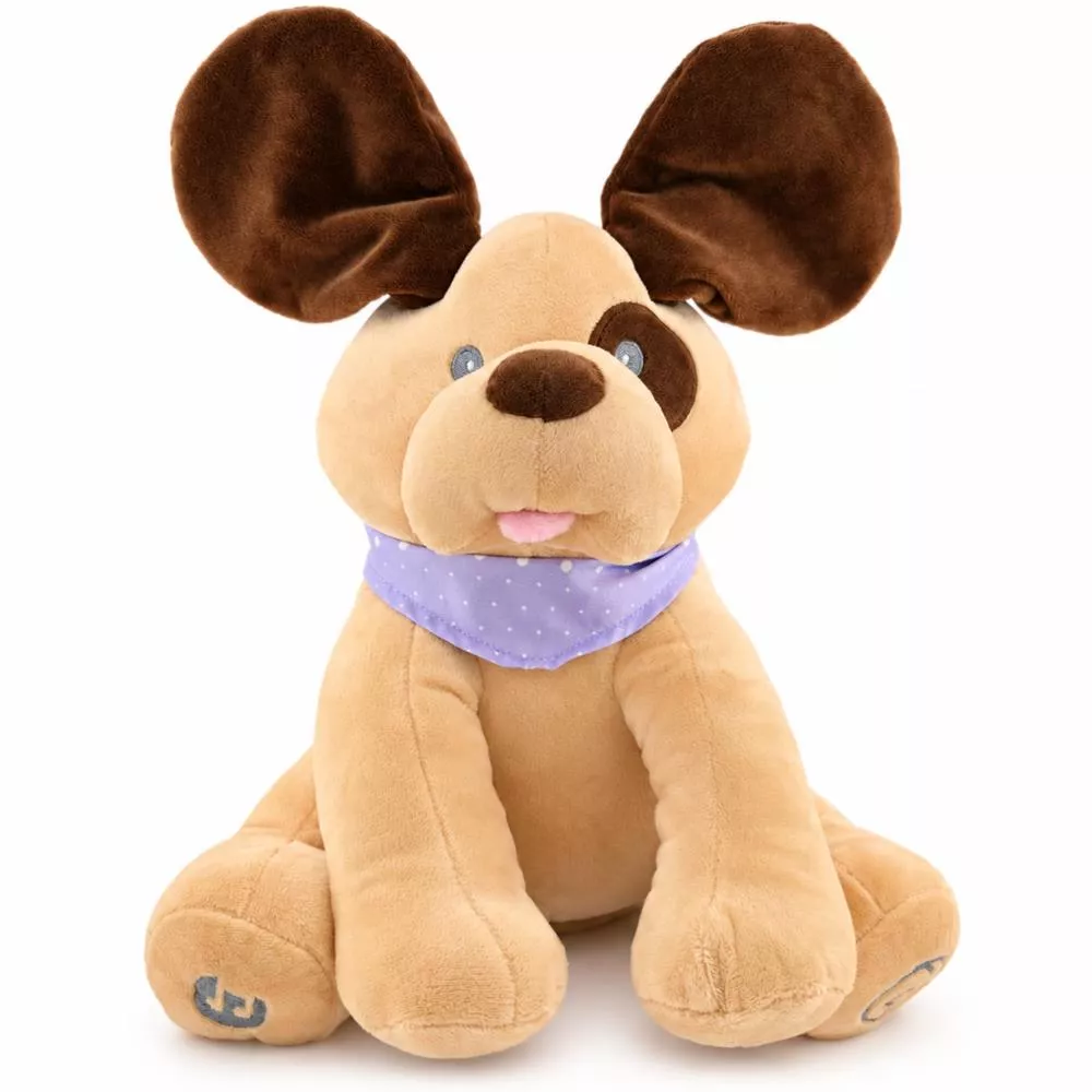 Diddles the Animated Plush Singing Dog with Peek-a-boo Interactive Feature