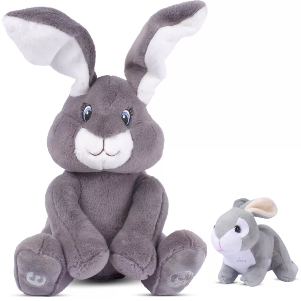 Milo Animated Bunny & Plush Baby Bunny