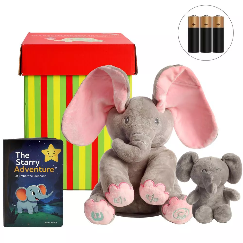 Kaia Elephant Animated Plush