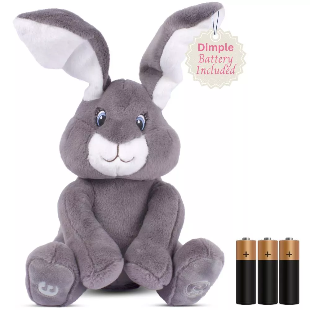 Milo Stuffed Bunny with Battery