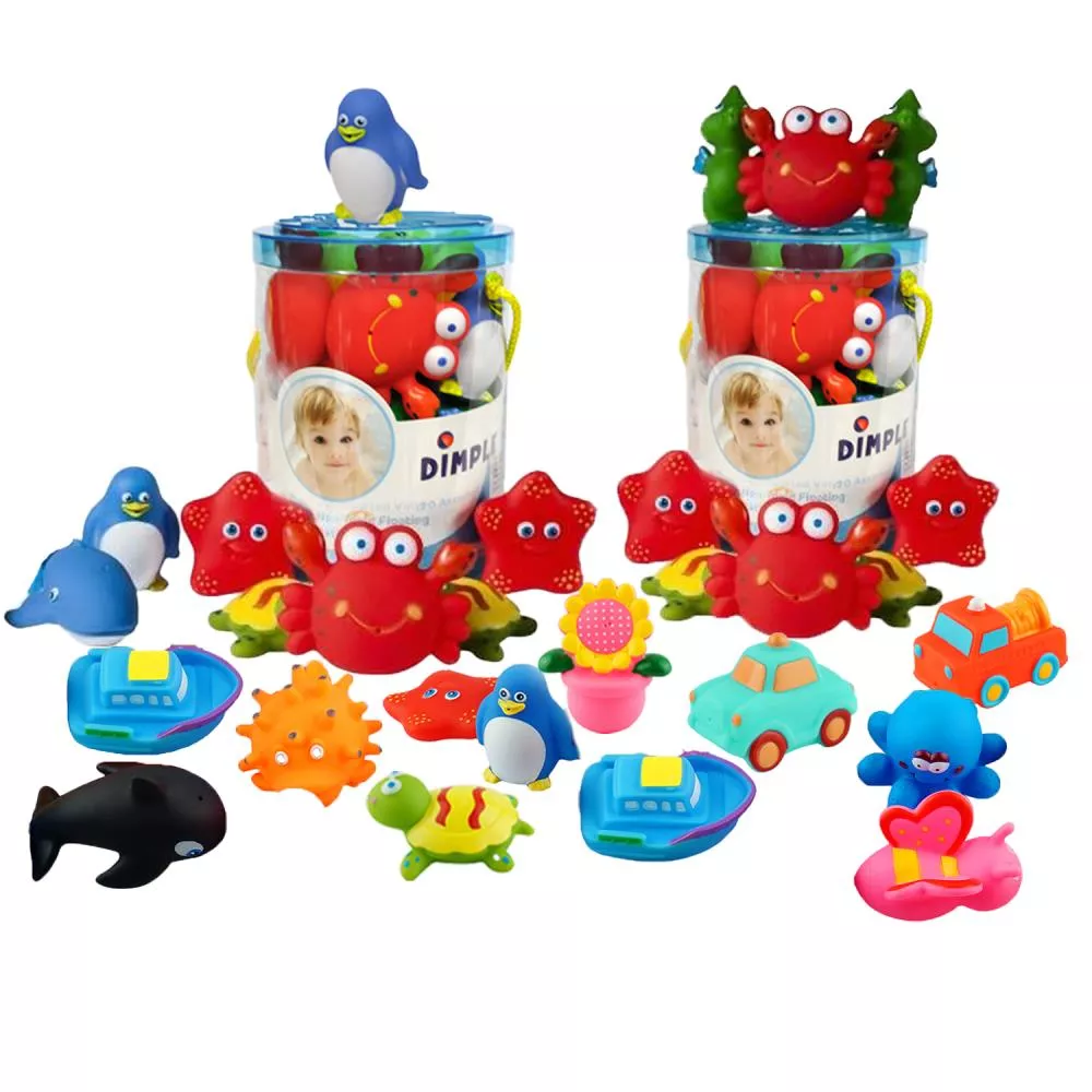 Kit of 40 Bath Toys
