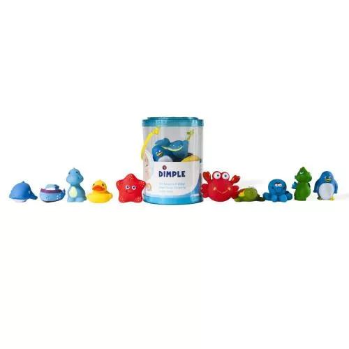 Set of 20 Floating Bath Toys, Sea Animals Squirter Toys for Boys and Girls, Assorted Sea Animals Friends, Squeeze to Spray! Tons of Fun, Great for Kids & Toddlers by Dimple image 3