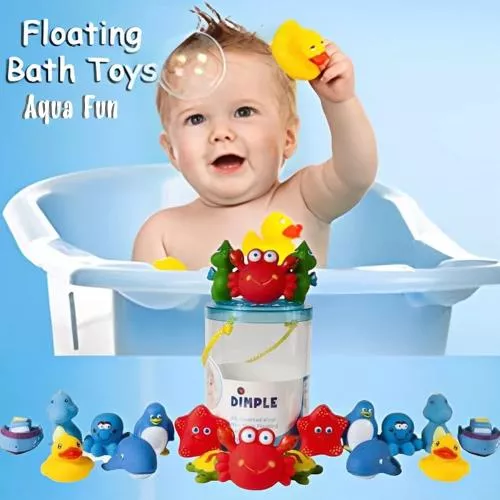 Set of 20 Floating Bath Toys, Sea Animals Squirter Toys for Boys and Girls, Assorted Sea Animals Friends, Squeeze to Spray! Tons of Fun, Great for Kids & Toddlers by Dimple image 9