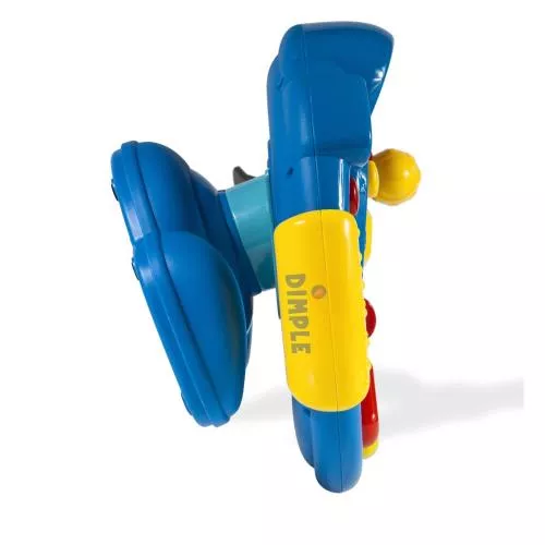 Childrens Play Steering Wheel with a Ton of Buttons, Modes, Lights and Sounds along with a Detachable Swivel Base by Dimple image 3