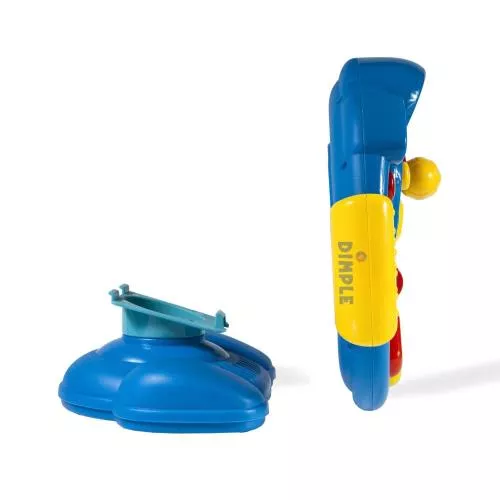 Childrens Play Steering Wheel with a Ton of Buttons, Modes, Lights and Sounds along with a Detachable Swivel Base by Dimple image 4