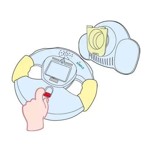 Childrens Play Steering Wheel with a Ton of Buttons, Modes, Lights and Sounds along with a Detachable Swivel Base by Dimple image 7
