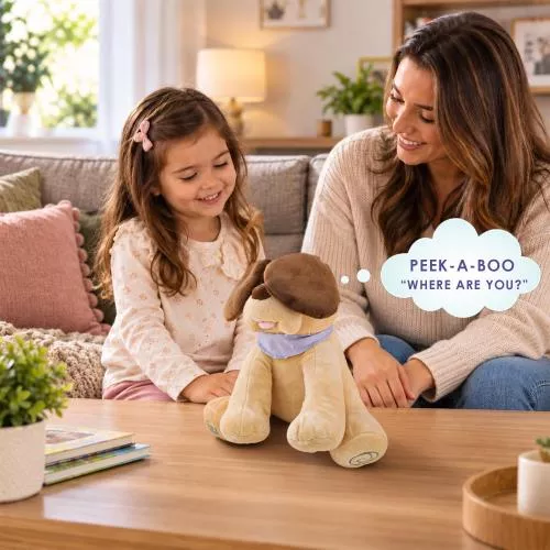 Diddles the Animated Plush Singing Dog with Peek-a-boo Interactive Feature image 4