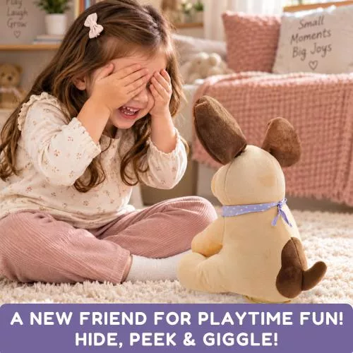 Diddles the Animated Plush Singing Dog with Peek-a-boo Interactive Feature image 7