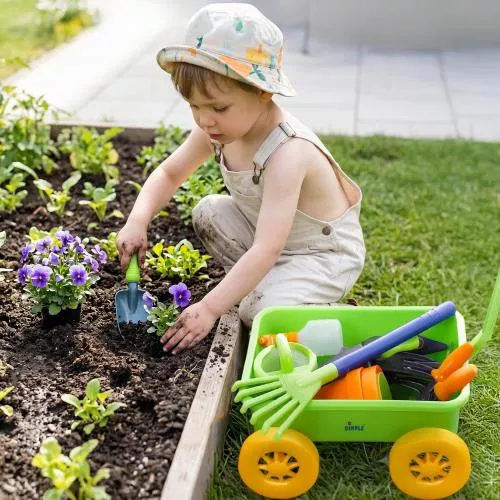 Garden Wagon & Tools Toy Set by Dimple image 6