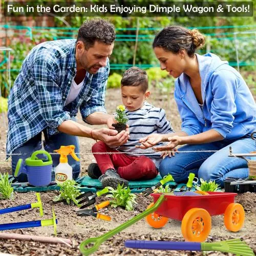 Garden Wagon & Tools Toy Set by Dimple image 3