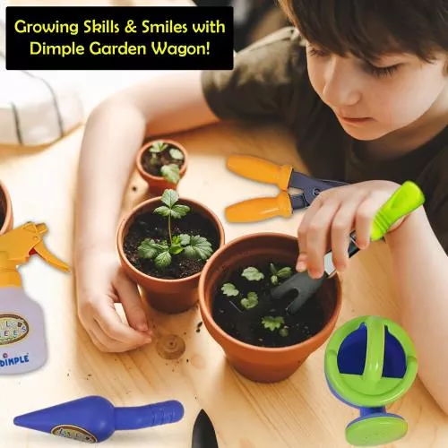 Garden Wagon & Tools Toy Set by Dimple image 6