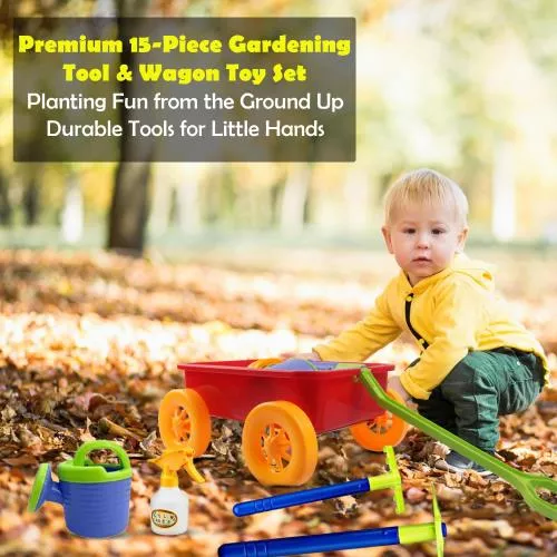 Garden Wagon & Tools Toy Set by Dimple image 8