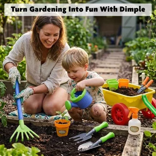 Garden Wagon & Tools Toy Set by Dimple image 11
