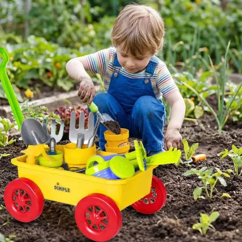 Garden Wagon & Tools Toy Set by Dimple image 5