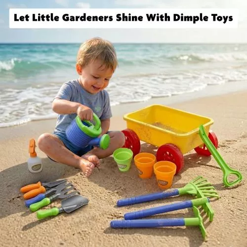 Garden Wagon & Tools Toy Set by Dimple image 8