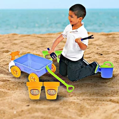 Garden Wagon & Tools Toy Set by Dimple image 6