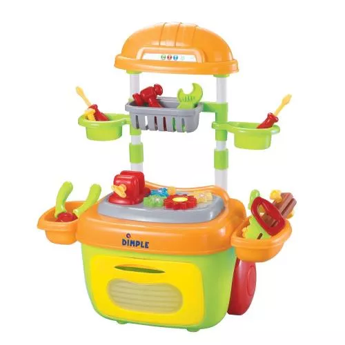 On The Go Carrier Toy Tool Box Kit (23-Piece Set) With Lights and Sounds by Dimple image 4