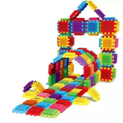 360-Piece Set Large Stacking Blocks and Interconnecting Building Set, Makes 60 Blocks, for Boys & Girls, Educational Fun, Great Toy for Child development for Kids and Toddlers by Dimple