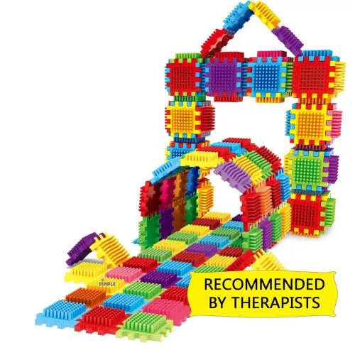 360-Piece Set Large Stacking Blocks and Interconnecting Building Set, Makes 60 Blocks, for Boys & Girls, Educational Fun, Great Toy for Child development for Kids and Toddlers by Dimple image 9