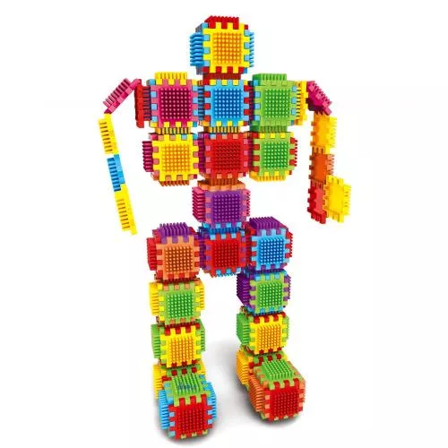 360-Piece Set Large Stacking Blocks and Interconnecting Building Set, Makes 60 Blocks, for Boys & Girls, Educational Fun, Great Toy for Child development for Kids and Toddlers by Dimple