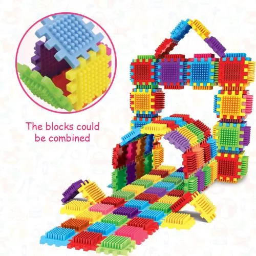 360-Piece Set Large Stacking Blocks and Interconnecting Building Set, Makes 60 Blocks, for Boys & Girls, Educational Fun, Great Toy for Child development for Kids and Toddlers by Dimple image 6
