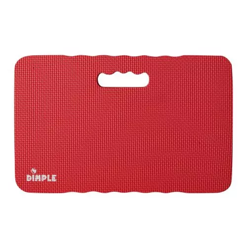 High Density Thick Foam Comfort Kneeling Pad Mats for Gardening knee support 1.5 Inches Thick, Baby Bath Kneeler , Exercise, Yoga Mat, Garden Cushions, Construction Knee Pads, Multi Purpose Red