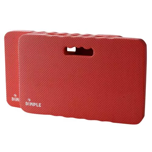High Density Thick Foam Comfort Kneeling Pad Mats for Gardening knee support 1.5 in Thick, Baby Bath Kneeler , Exercise, Yoga Mat, Garden Cushions, Construction Knee Pads, Multi Purpose Red (2 Pack) image 4