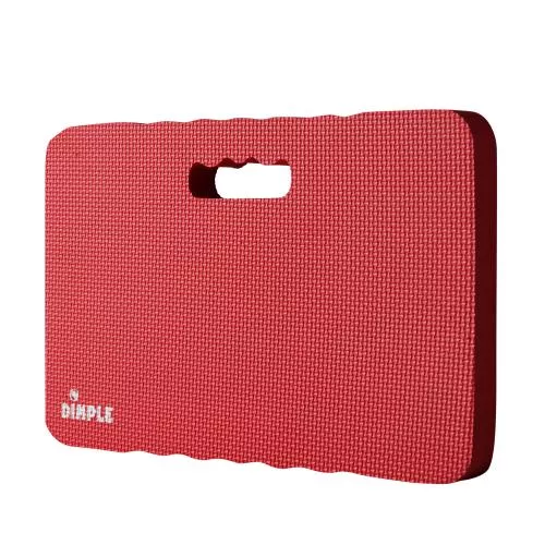 High Density Thick Foam Comfort Kneeling Pad Mats for Gardening knee support 1.5 Inches Thick, Baby Bath Kneeler , Exercise, Yoga Mat, Garden Cushions, Construction Knee Pads, Multi Purpose Red