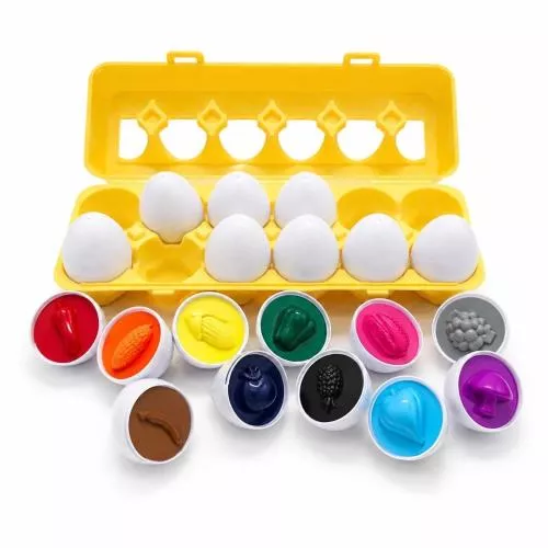 Egg Vegetable Matching Toy