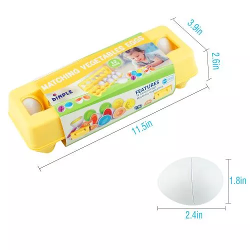 Egg Vegetable Matching Toy image 4