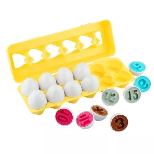 Egg Matching Numbers Toy