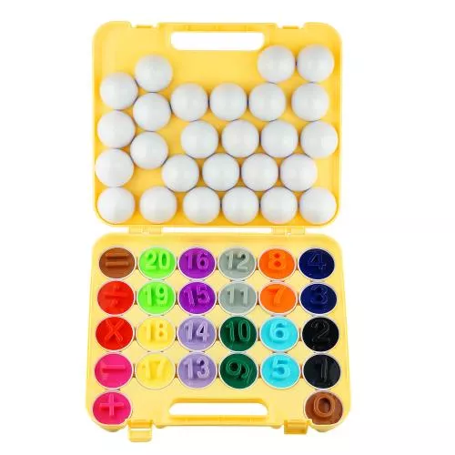 Egg Matching Numbers Toy