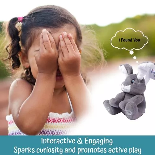 Milo Grey Bunny- Animated Plush Rabbit image 13