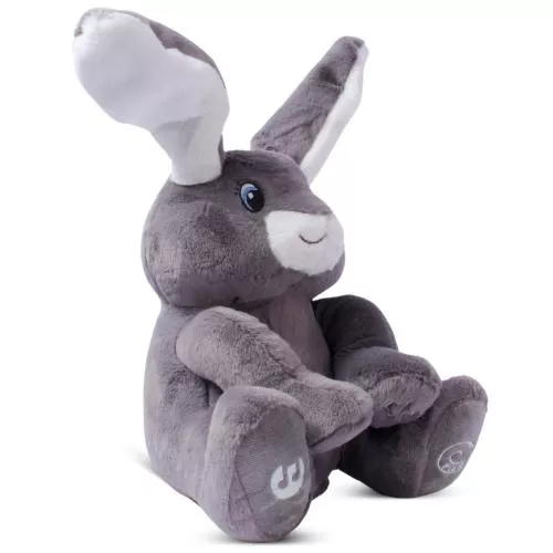 Milo Grey Bunny- Animated Plush Rabbit