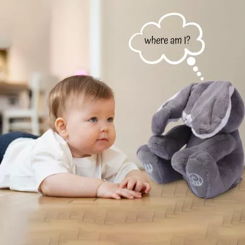 Milo Grey Bunny- Animated Plush Rabbit image 5