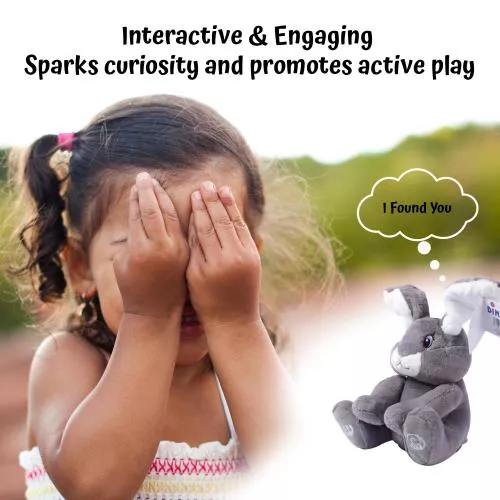 Milo Grey Bunny- Animated Plush Rabbit image 8