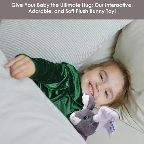 Milo Grey Bunny- Animated Plush Rabbit image 9