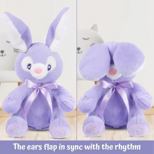 Bella Purple Bunny Animated Plush Rabbit image 13