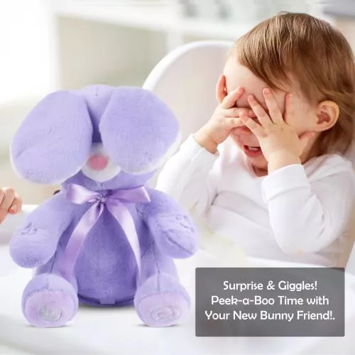 Bella Purple Bunny Animated Plush Rabbit image 14
