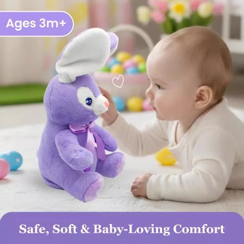 Bella Purple Bunny Animated Plush Rabbit image 22