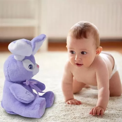 Bella Purple Bunny Animated Plush Rabbit image 4
