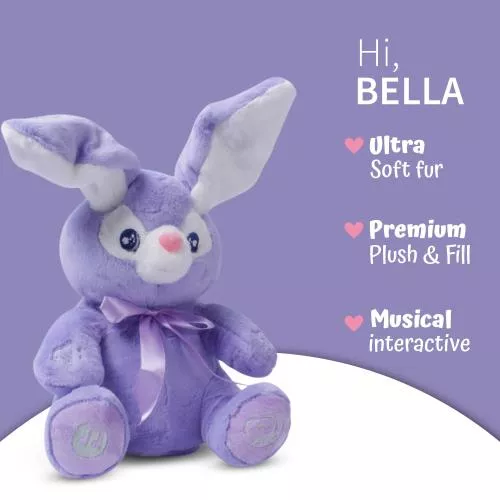 Bella Purple Bunny Animated Plush Rabbit image 7