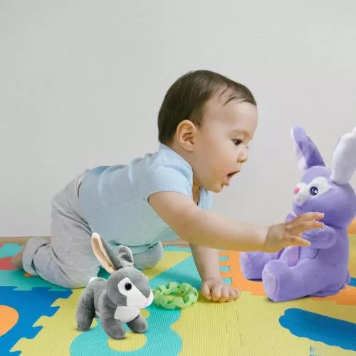 Bella Purple Bunny & Baby Rabbit image 4