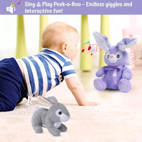 Bella Purple Bunny & Baby Rabbit image 7