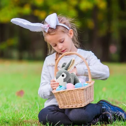 Grey Baby Plush Rabbit image 11