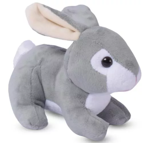 Grey Baby Plush Rabbit