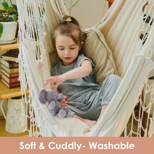 Grey Plush Baby Elephant Toy image 5