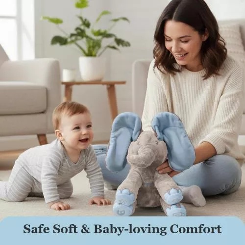 Kyle Animated Plush Singing Elephant image 13