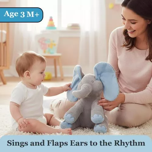 Kyle Animated Plush Singing Elephant image 14