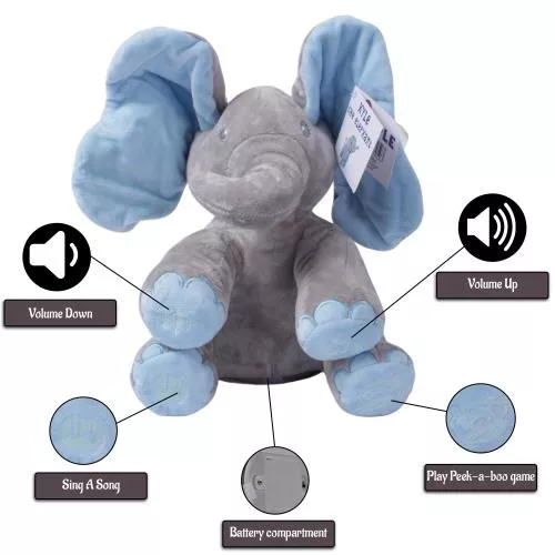 Kyle Animated Plush Singing Elephant image 3